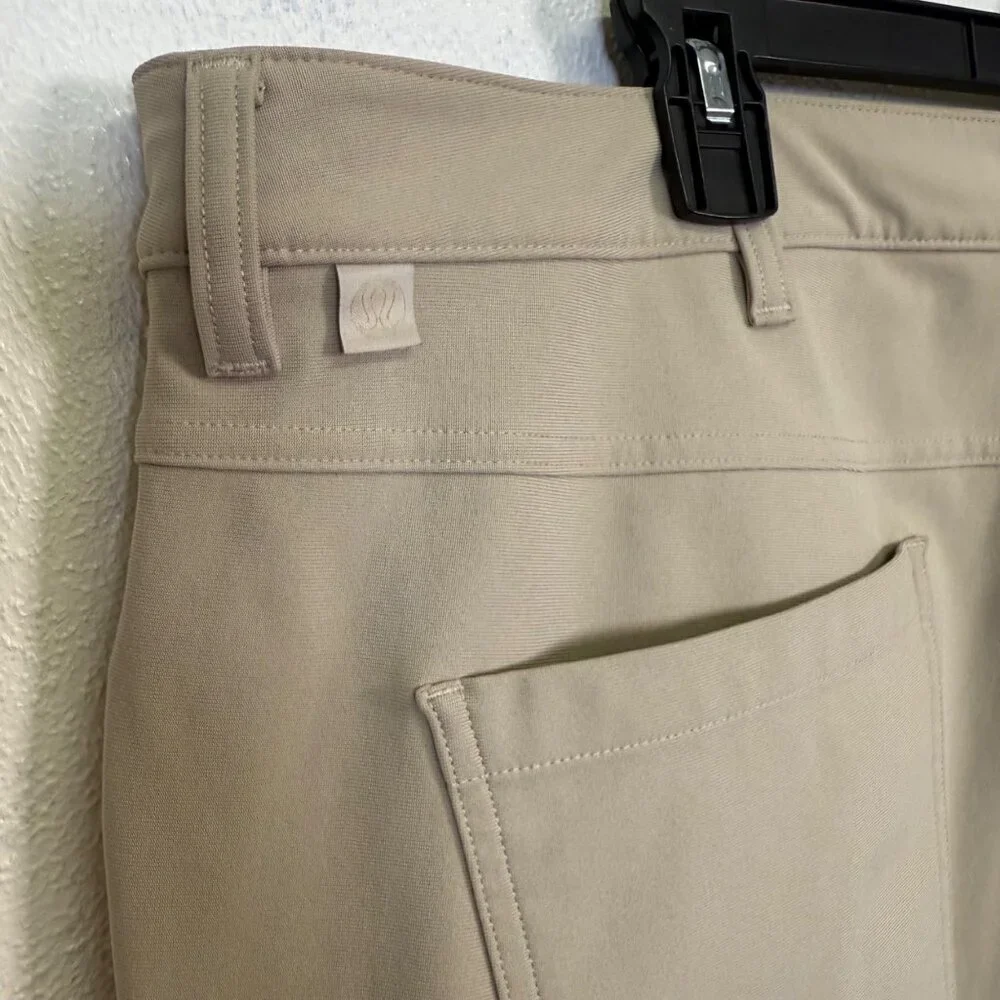 Lululemon Pants Men 44x31 Brown ABC Classic Fit Warpstreme 5 Pocket Performance